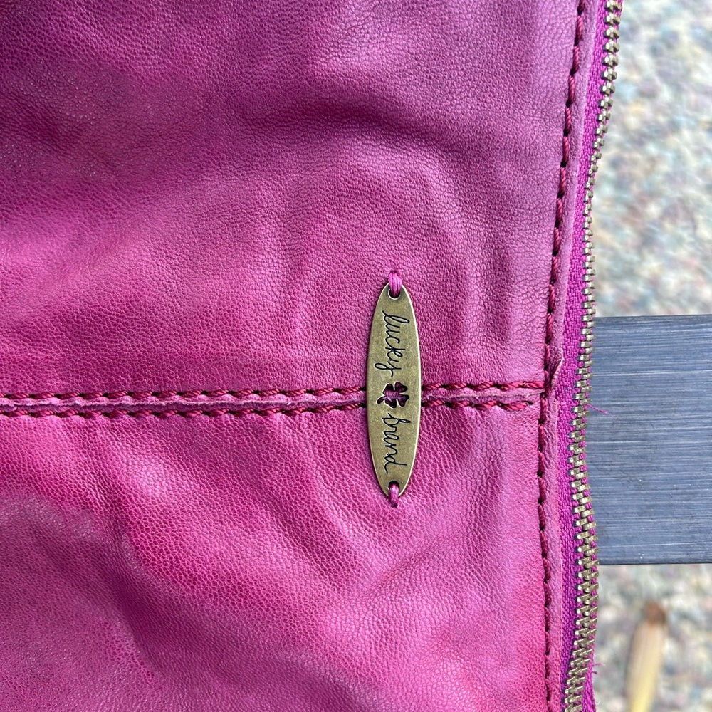 Lucky Brand Purple and Orange Floral Shoulder Bag - Picture 4 of 4